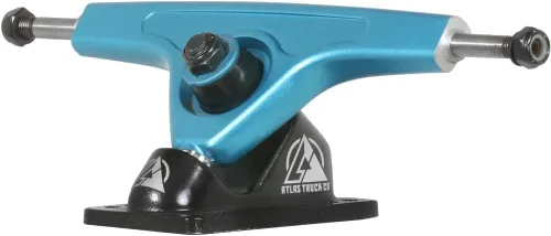 Vista 5 de Atlas Truck Co. 7.087 in 48 grados 0.315 in Reverse Kingpin Ultraligeros Longboard Camiones Longboard de aluminio ligero para monopatín, crucero