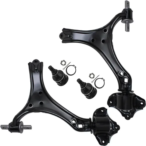Vista 181 de Detroit Axle - 4 piezas de brazos de control traseros para Ford C-Max, Focus, Mazda 3 5, Volvo C30, C70, S40, V50, 4 brazos de control superiores e