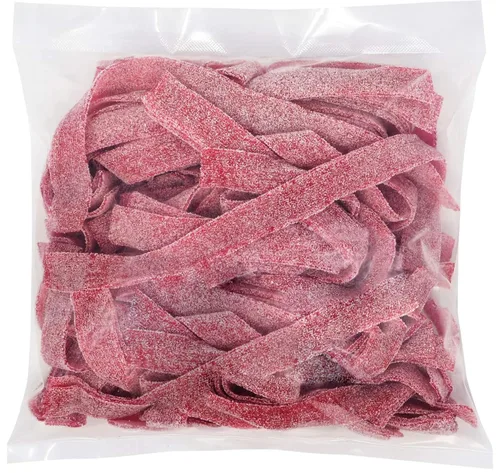 Vista 18 de By The Cup Berry Blue Sour Belts, bolsa a granel de 1 lb Sweet & Sour Berry Blue - Tiras masticables para fiestas, bolsas de golosinas, bufés