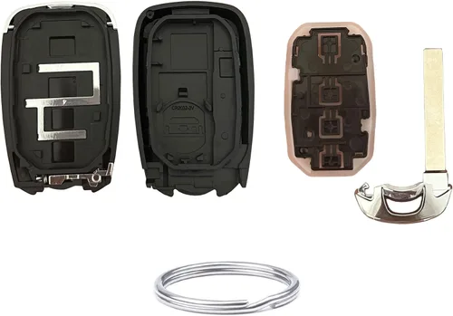 Vista 2 de Reemplazo para funda de llave de Chevrolet compatible con Chevy Malibu Cruze Camaro Volt Blazer Traverse sin llave (3 botones)