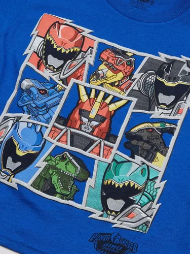 Vista 2 de Power Rangers playera manga corta para niño