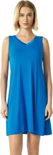 Vista 15 de GYS Cooling Bamboo Viscose Sleeveless Nightgowns for Women Aguamarina