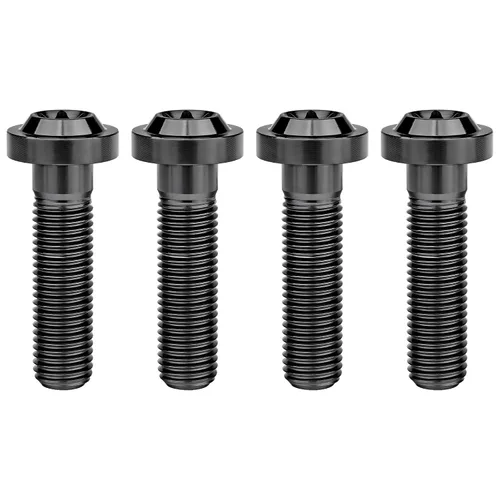Vista 45 de Titanium M10 Torx Head Bolt (M10x10mm Pitch 1.25mm, Black) 10 15 20 25 30 35 40 45 50 55 60mm Pitch 1.25/1.5mm Screw Pack of 4