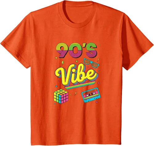 Vista 71 de 90s Nostalgia Retro Apparel - 90'S Vibe Retro T-Shirt Negro