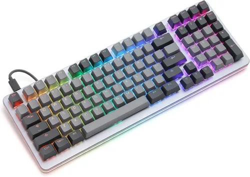 Vista 2 de DROP Teclado mecánico de cambio para juegos Diseño de tamaño completo 1800 (99 teclas), interruptores de intercambio en caliente, programable, RGB