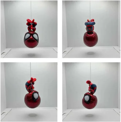 Vista 5 de E.Q.L(YYQSH) Adornos colgantes de animales araña accesorios para espejo interior de automóvil. (A)