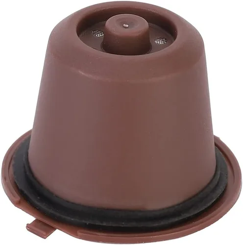 Vista 9 de 3 cápsulas de café reutilizables con filtro de cápsulas recargables para uso doméstico, color marrón, compatible con máquinas estándar