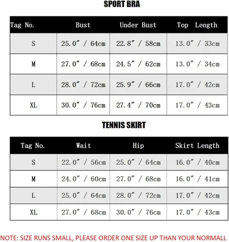 Vista 6 de Faldas de tenis para mujer, conjunto de brasier deportivo de cintura alta, falda de golf, un hombro, brasier deportivo para correr, entrenamiento