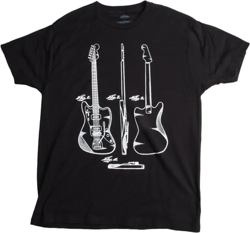 Vista 4 de 1959 Guitarra Eléctrica Patente Dibujo Historia de la Música Guitarras Camiseta Unisex
