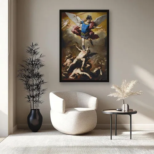 Vista 8 de XOQO The Fall of The Rebel Angels by Luca Giordano Baroque Prints Posters Canvas Deco Paintings Vintage Wall Art For Living Room Bedroom Office