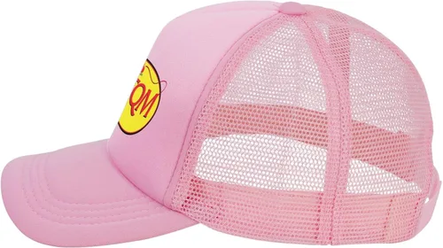 Vista 3 de Ondian Tqm Hat,Regida Gorras Del Pescado Tqm,Fuerza,Tqm Gorra de pescado para adultos Rosa, Rosado