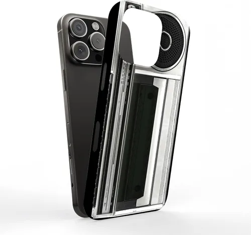 Vista 9 de Funda de teléfono de doble capa para Apple iPhone 7/8 Plus, impresión vintage de radio 2, carcasa exterior resistente con forro de TPU suave, máxima