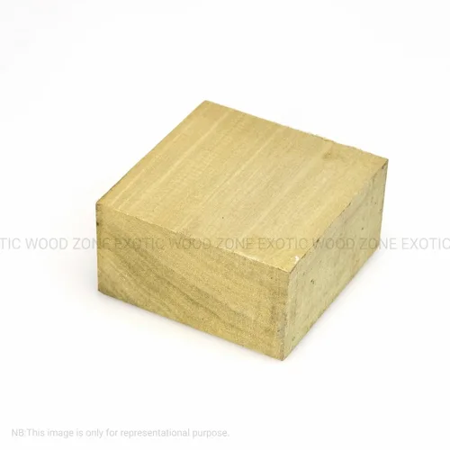 Vista 2 de Exotic Wood Zone Cuenco de madera sin terminar secado al horno, bloques cuadrados de madera dura para entusiastas de la carpintería de bricolaje