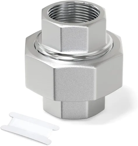 Vista 10 de TAISHER 1 pieza Unión de acero inoxidable 304, 2" NPT hembra, conexión de tubería fundida
