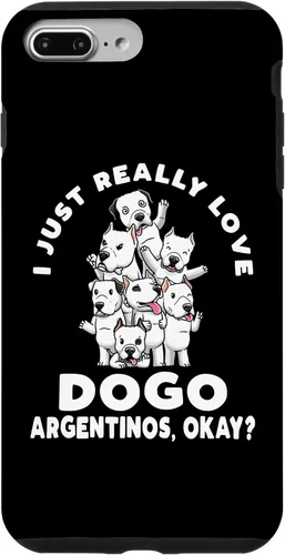 Vista 9 de iPhone 15 Funny Dogo Argentino Dog Case