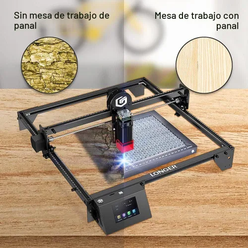 Vista 3 de Cama más larga del laser del panal, mesa de trabajo de 11.811 x 7.874 in