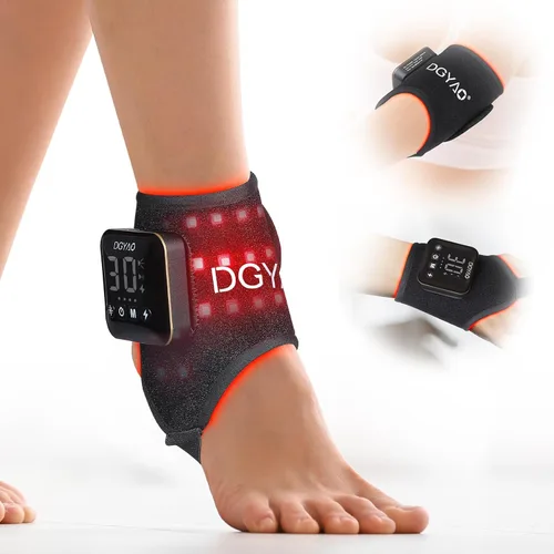 Vista 8 de TUOB - Envoltura de Terapia de Luz Roja y Luz Infrarroja Cercana, Dispositivo de Alivio del Dolor de Espalda con Luz LED Aprobado por la FDA