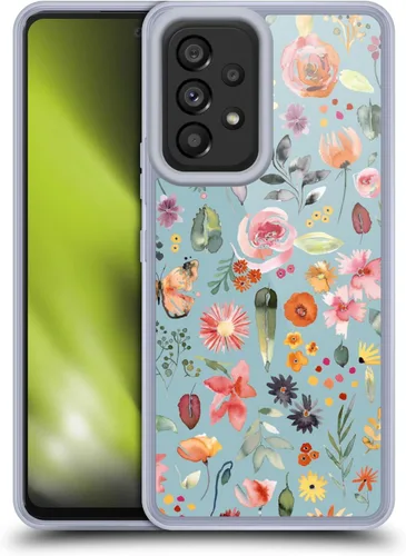 Vista 8 de Head Case Designs Officially Licensed Ninola Butterfly Nature Spring Floral Gel Case [Military Grade Protection] Compatible with Samsung Galaxy A53