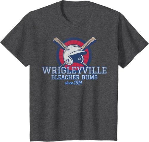 Vista 28 de Wrigleyville Bleacher Bums - Camiseta de béisbol divertida