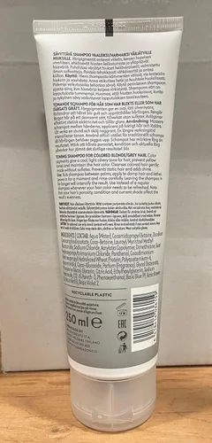 Vista 9 de FOUR REASONS Champú de depósito de color para cabello teñido – rubio platinado/gris, tóner de cabello gris sin sulfato, 8.45 onzas líquidas