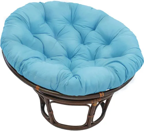 Vista 10 de Cojín para silla de columpio, resistente al agua, grueso, cómodo, para colgar cesta, asiento reclinable, para colgar