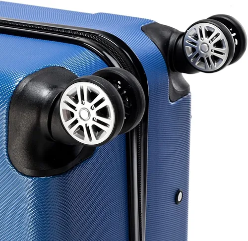 Vista 48 de Juego de equipaje de 3 piezas – Maletas con ruedas giratorias multidireccionales – Bolsa de viaje Maleta ABS con bloqueo TSA – Maletas de carcasa