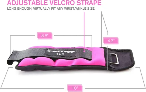 Vista 10 de RitFit Adjustable Ankle Weights for Women & Men
