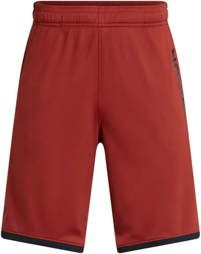 Vista 7 de Under Armour Pantalones cortos Stunt 3.0 para niños (005) negro/verde pajarito/blanco