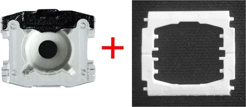 Vista 7 de Número de repuesto/letra/símbolo junta de base de tapa de llave + bisagras de mariposa para MacBook Pro A1706 A1707 A1708 2016-2019 año, teclado