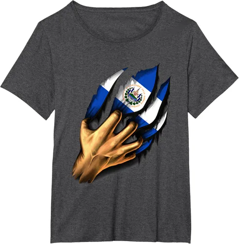 Vista 23 de El salvador bandera camisa salvadoreña en mi