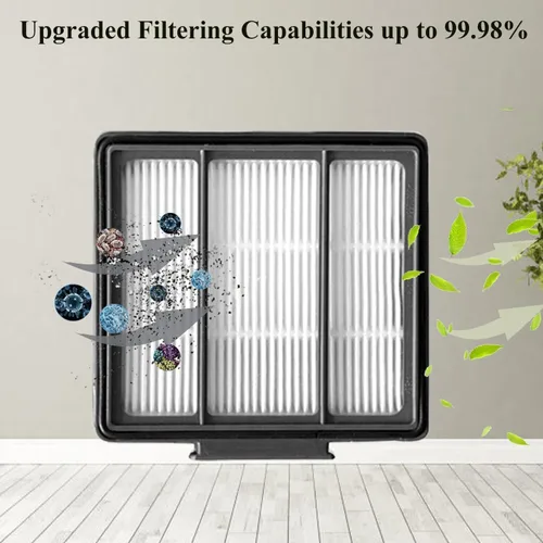 Vista 5 de Para Shark IQ RV100AE RV1000 UR1000SR Partes de vacío principal/lateral cepillo y filtro RV1001 AV970 AV993 RV912S AV1002AE robot aspirador