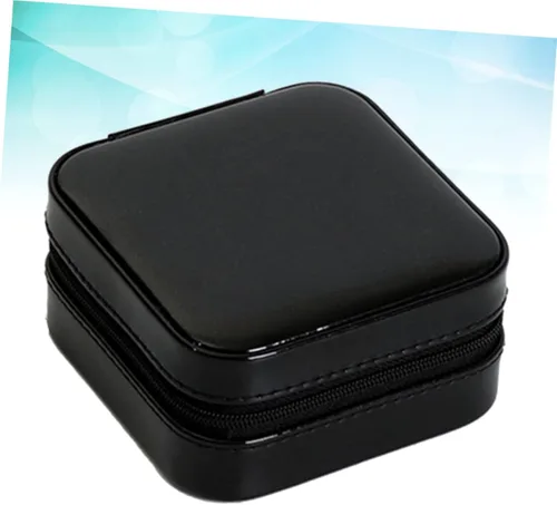Vista 2 de VOSAREA Box Jewelry Storage Travel Cases Joyero Para Travel Jewlwery Holder Makeup Storage Organizer Pu Leather Jewelry Holder Jewelry Travel