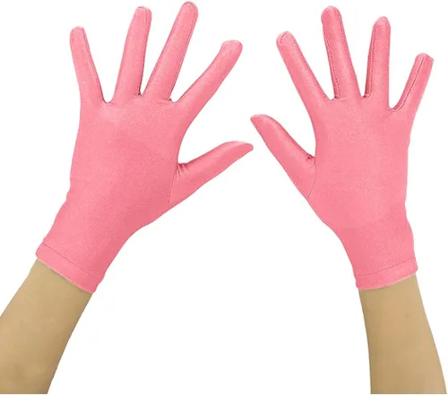 Vista 16 de Ensnovo Guantes de disfraz de dedo completo de elastano para niñas de 5 a 18 años