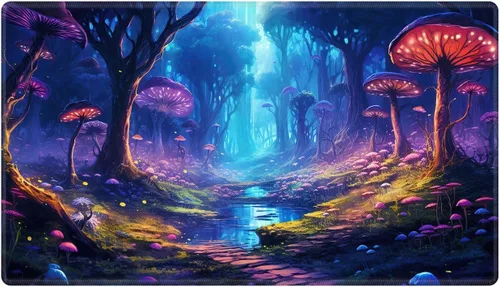 Vista 129 de Alfombra de juego con zonas para juego de cartas MTG, alfombras de juego de mesa, alfombras de juego de mesa de Magic, 61x35.5 cm, alfombra de juego