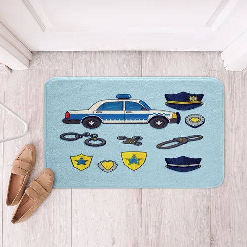 Vista 25 de Feelyou Tapetes de baño estampados, con patrón de sombrero occidental, para niños y niños, vaquera rosa, para ducha, accesorios de baño abstractos