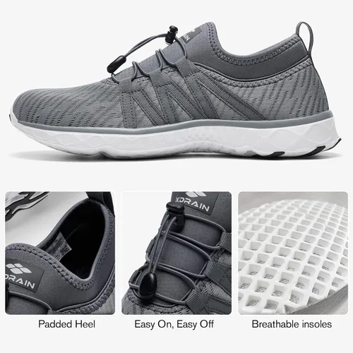 Vista 99 de ALEADER - Zapatillas acuáticas de secado rápido para hombre