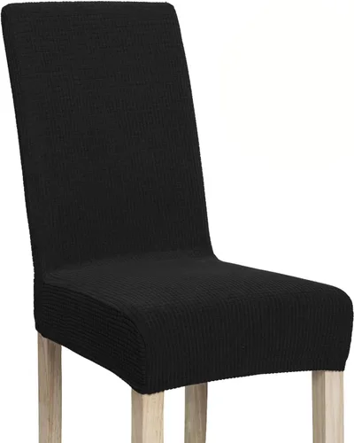 Vista 89 de Fundas para sillas de comedor CoSofSLIP, juego de 2, fundas estampadas elásticas antideslizantes, fundas extraíbles y lavables para sillas