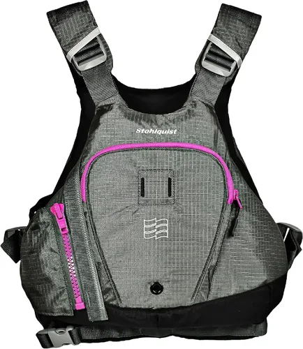 Vista 8 de Stohlquist Chaleco salvavidas Edge para adultos y niños, aprobado por la Guardia Costera de Estados Unidos, nivel 70N, para aguas bravas, kayak, SUP