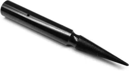 Vista 3 de Husillo 3/8 "Agujero de eje para torno de calvicie Husillo de motor 6 "de largo agarre de fricción mano derecha roscada cónico