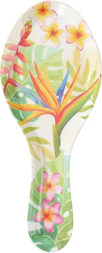 Vista 5 de UP Bird of Paradise - Soporte para cuchara de melamina, soporte para cuchara de cocina para estufa, encimera de cocina y mesa de comedor, 9.625 Ave