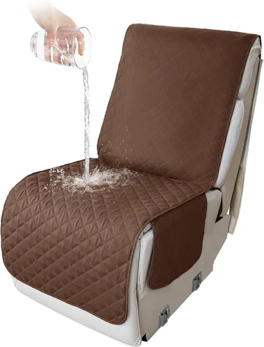 Vista 137 de HDCAXKJ Fundas de sofá seccional reclinable 100% impermeable, forma de L, funda de sofá reclinable lavable acolchada suave para mascotas, perro