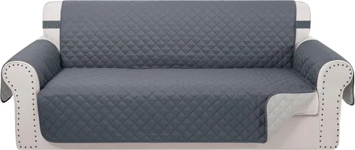 Vista 29 de Fundas para Silla Reclinable Reversibles Funda de Sofá para Mascotas Protector de Muebles Lazy Boy (Silla 23'', Beige/Beige)