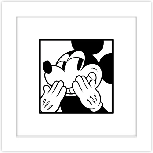 Vista 11 de Trends International Gallery Pops Disney Mickey Mouse - Póster artístico de pared de Mickey Expressions, 12 x 12 pulgadas, versión enmarcada
