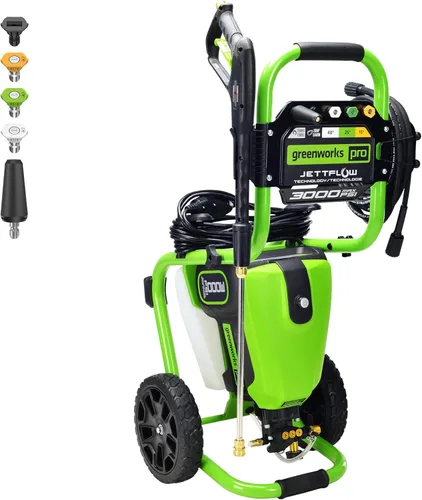 Vista 10 de Lavadora a presión Greenworks de 1500 PSI 1.2 GPM (vertical portátil) Certificada PWMA