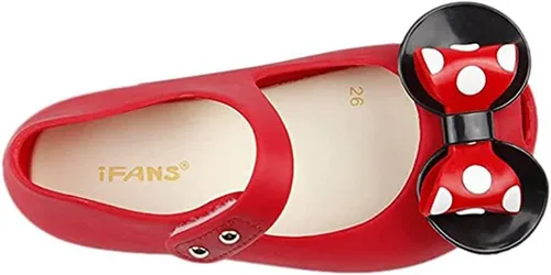 Vista 4 de iFANS - Sandalias de princesa para niñas, diseño de lunares