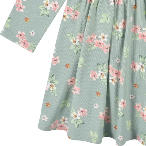 Vista 7 de Gerber Paquete de 2 vestidos de manga larga para bebé niña