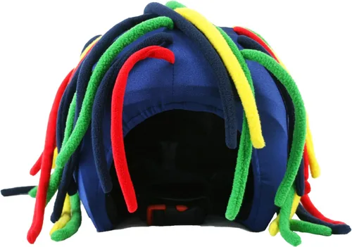 Vista 10 de COOLCASC® Showtime Ski Helmet Cover – Fun & Protective Helmet Accessory for Skiing & Snowboarding – One Size Fits All