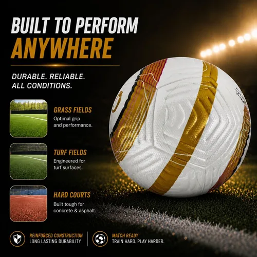 Vista 4 de STRIKA Balón de fútbol de calidad profesional Legacy Material de piel sintética Resistente al agua Sin hilos Juego en todas las superficies