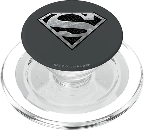 Vista 8 de Superman Super Metallic Shield PopSockets - Agarre y soporte para teléfonos y tabletas