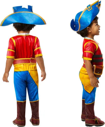 Vista 3 de Rubies Santiago de los mares: Disfraz de Santiago Montes para niños pequeños, niño 2T